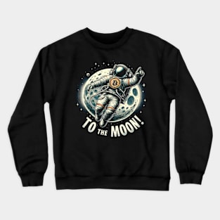 To the moon! - Bitcoin Crewneck Sweatshirt